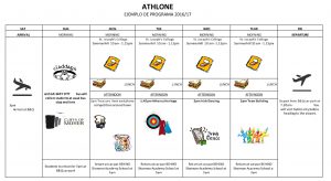 ejemplo programa Athlone 16-17